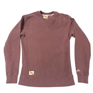 Tracksmith New England Women Trackhouse Sweatshirt Crewneck XS Plum Rose